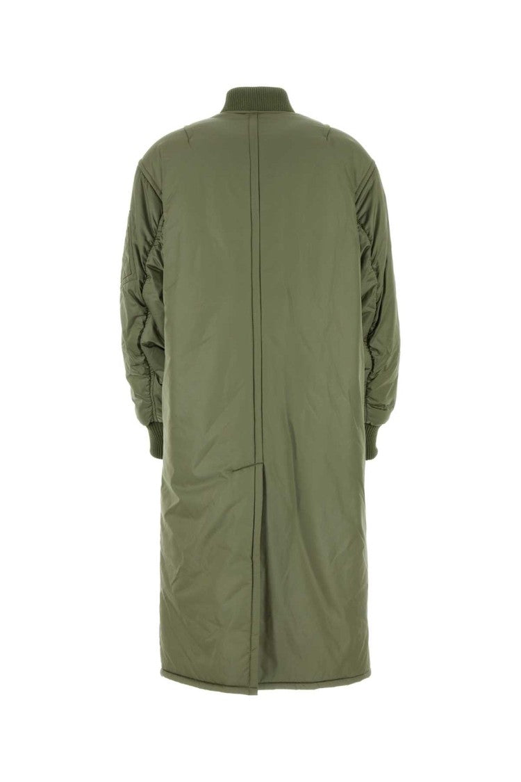 Stand Studio Olive Green Nylon Abbie Padded Jacket
