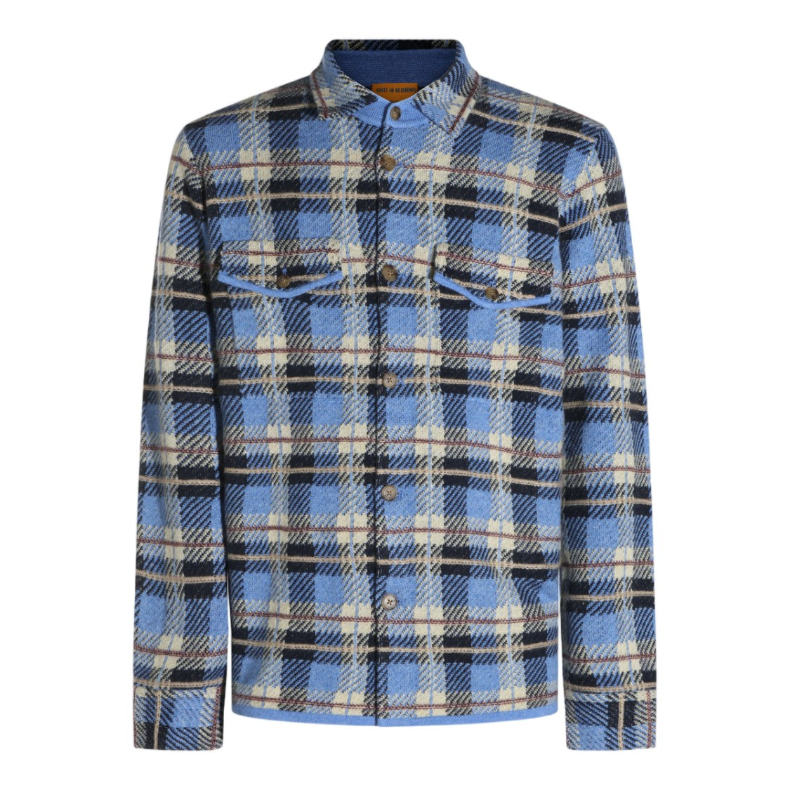 Guest In Residence Plaid Chest Pocket Button-Up Shirt