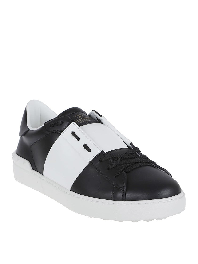 Valentino Garavani Low-Top Sneakers With Contrasting Band And Rubber Studs