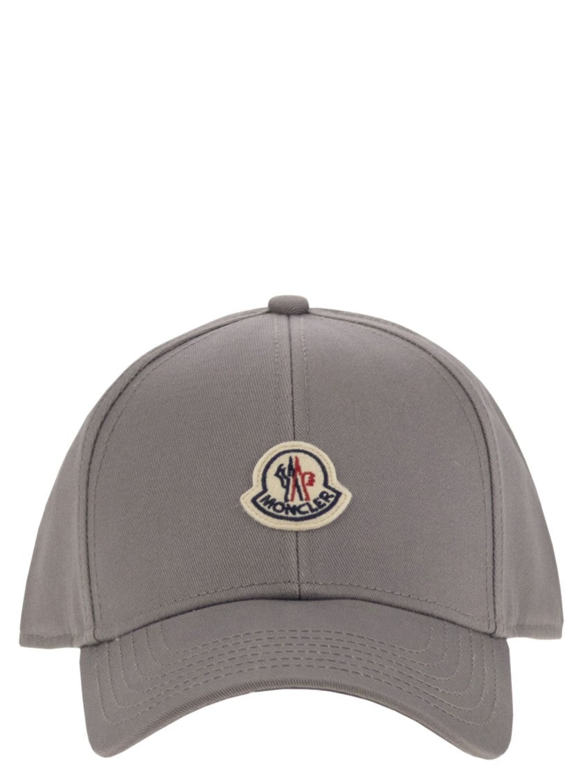 Moncler Cotton Gabardine Baseball Cap