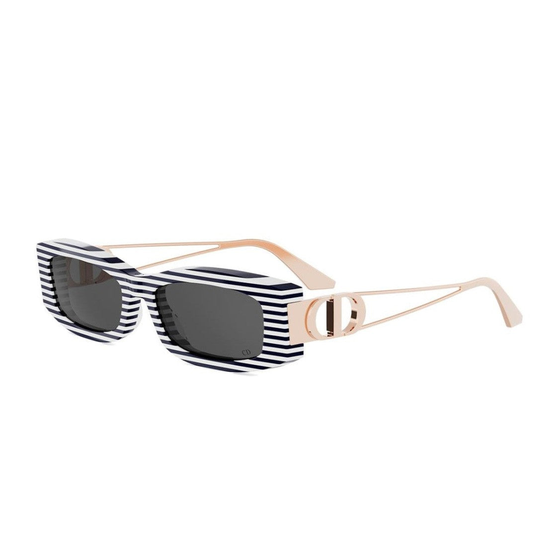 Dior Black 30Montaigne S14i Rectangular Sunglasses