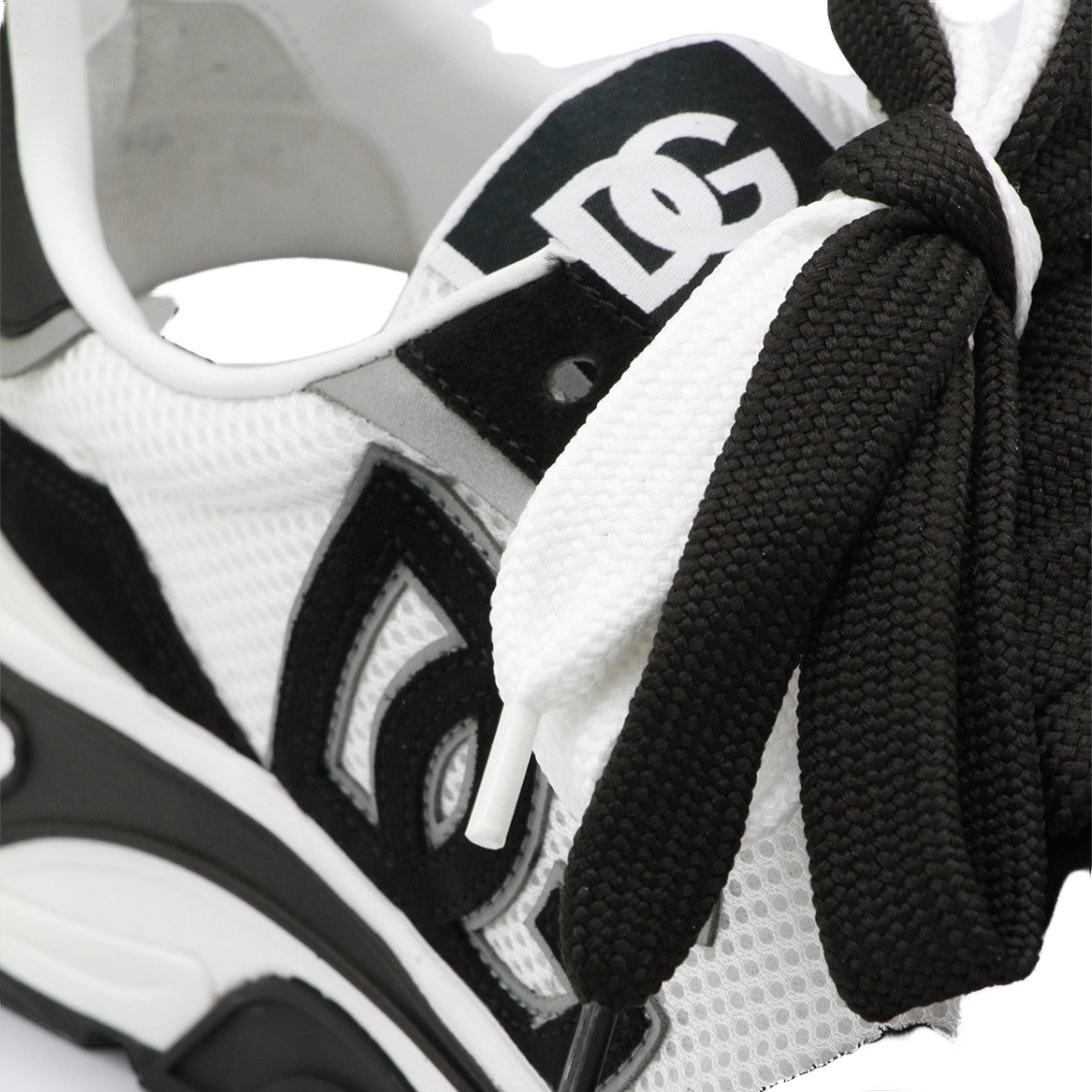 Dolce & Gabbana White Sneakers With Sculpted Sole
