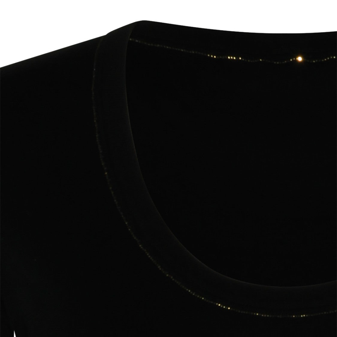 Fabiana Filippi Black Cotton Stretch T-Shirt