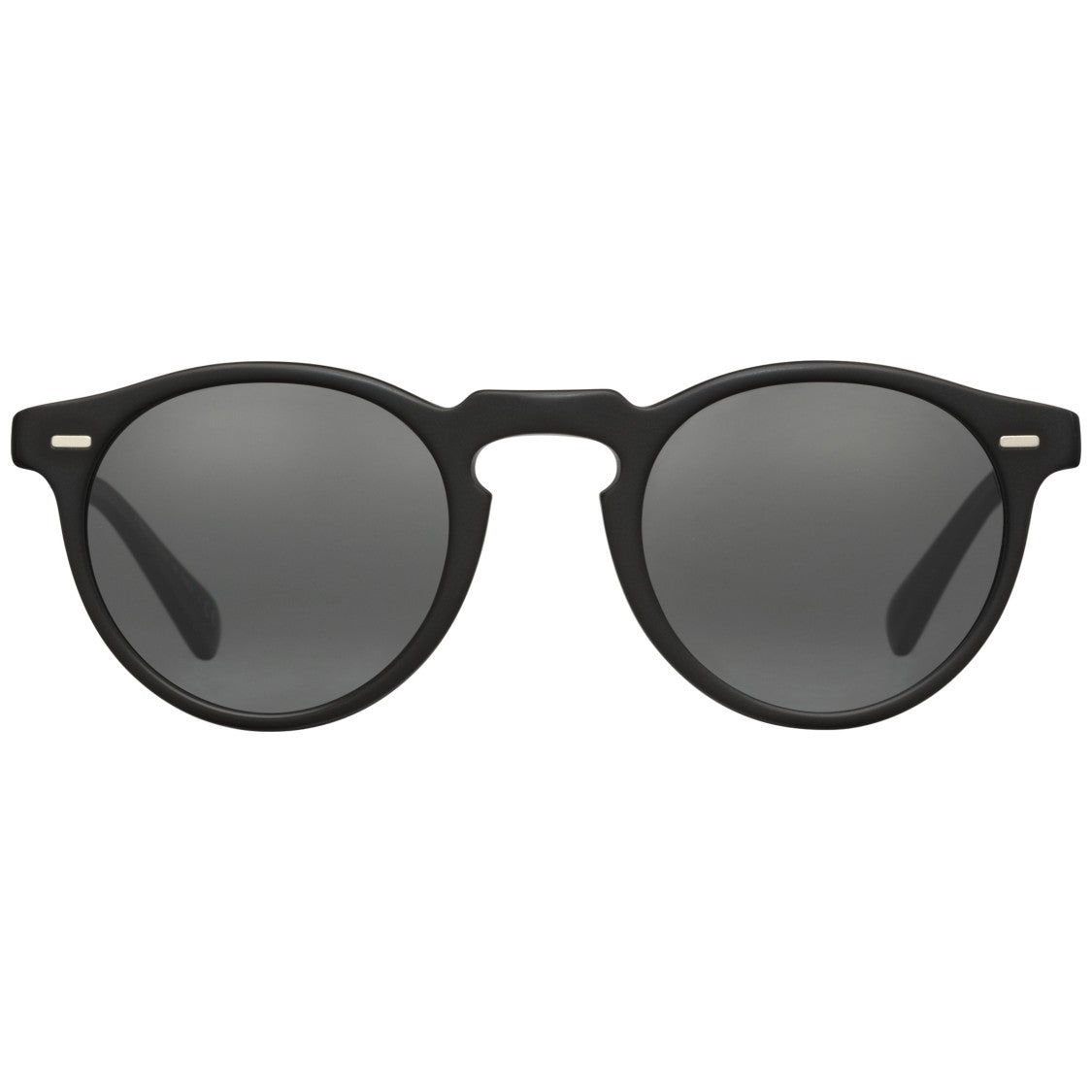 Oliver Peoples 0Ov5217s Classic Round Frame Sunglasses With Metallic Accents