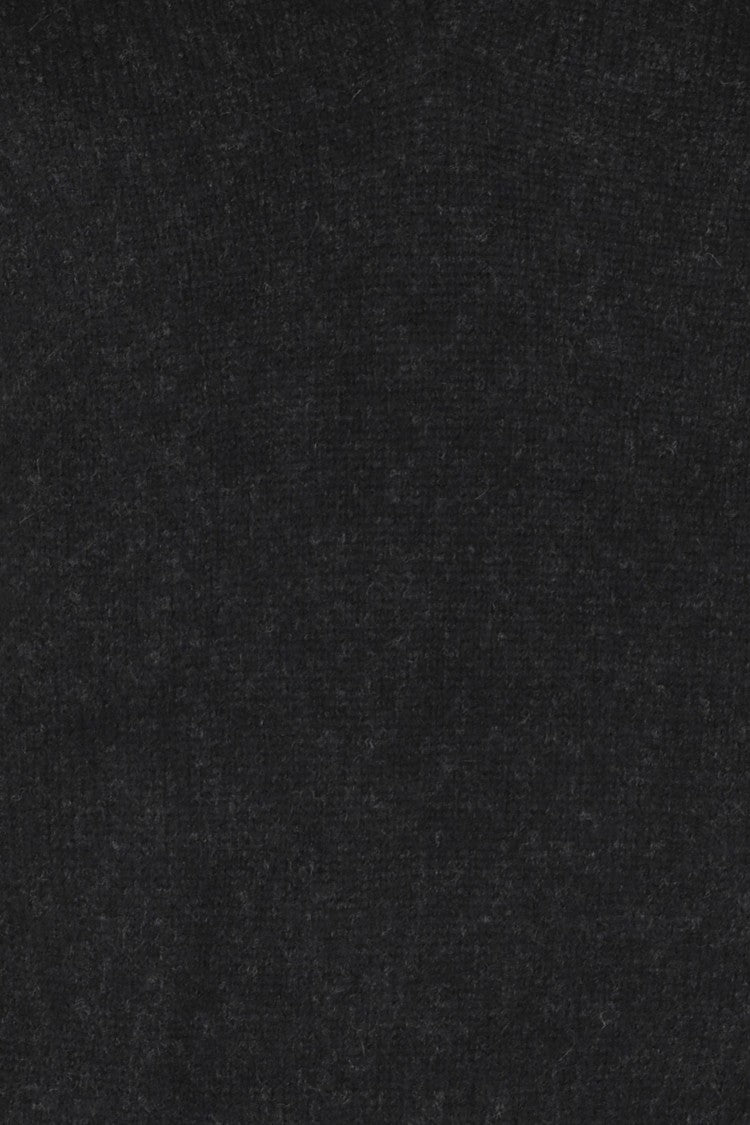 Roberto Collina Black Scollo V Ml Wool-Blend Sweater