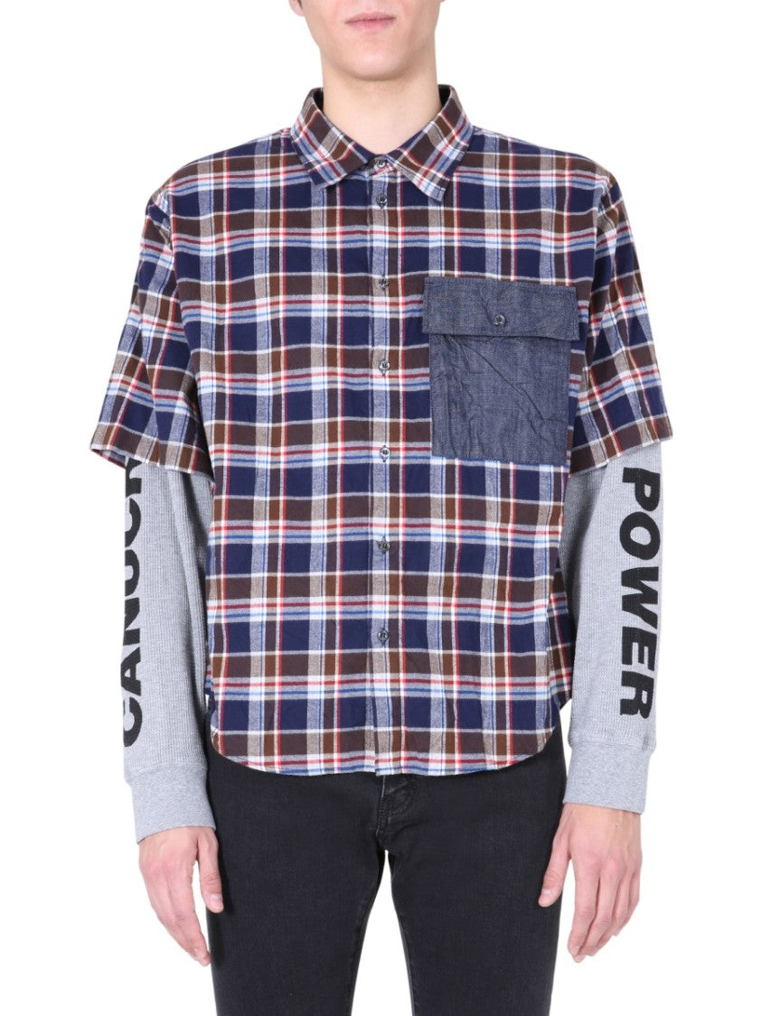 Dsquared2 Double-Sleeve Casual Shirt With Classic Collar