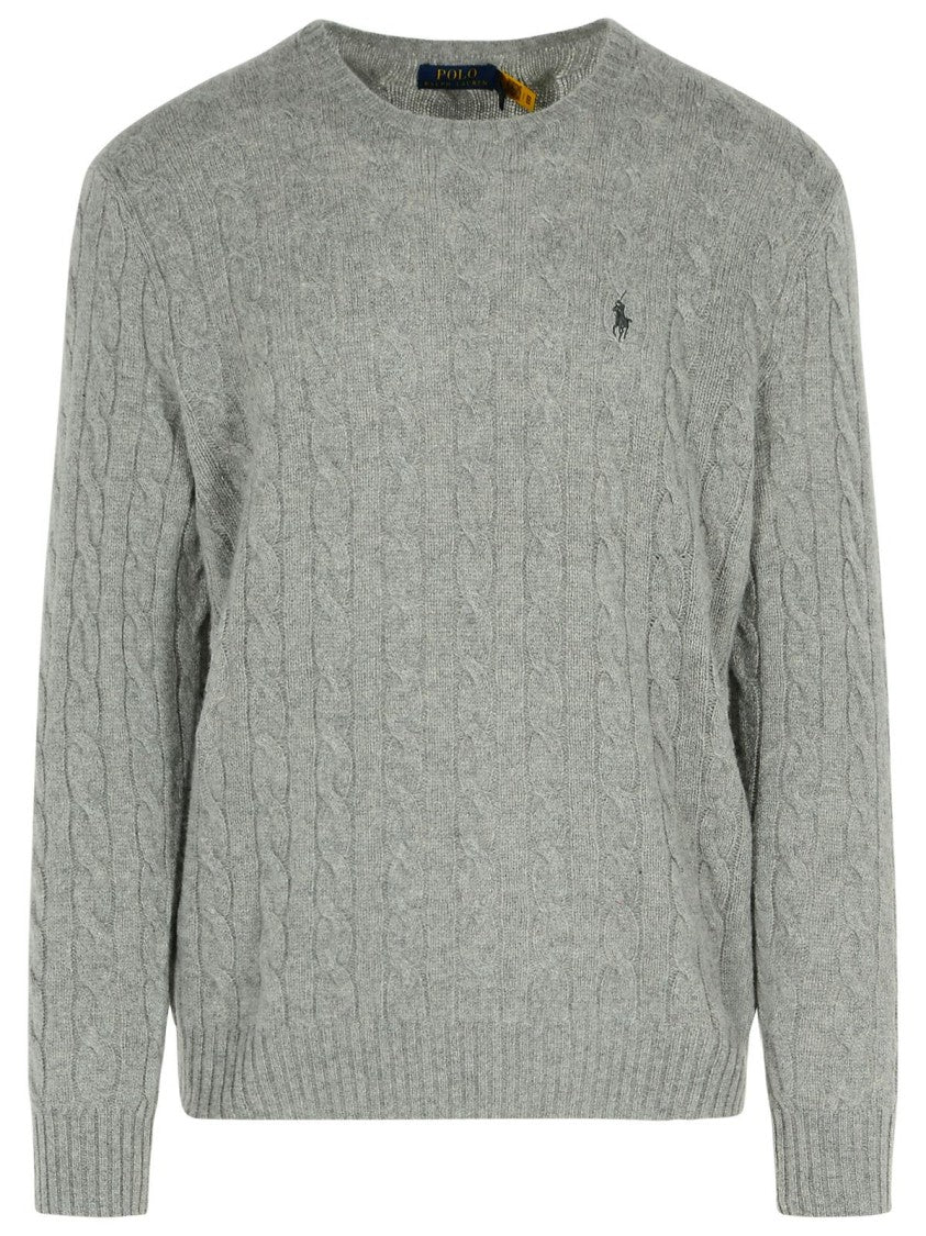 Polo Ralph Lauren Grey Wool Blend Sweater