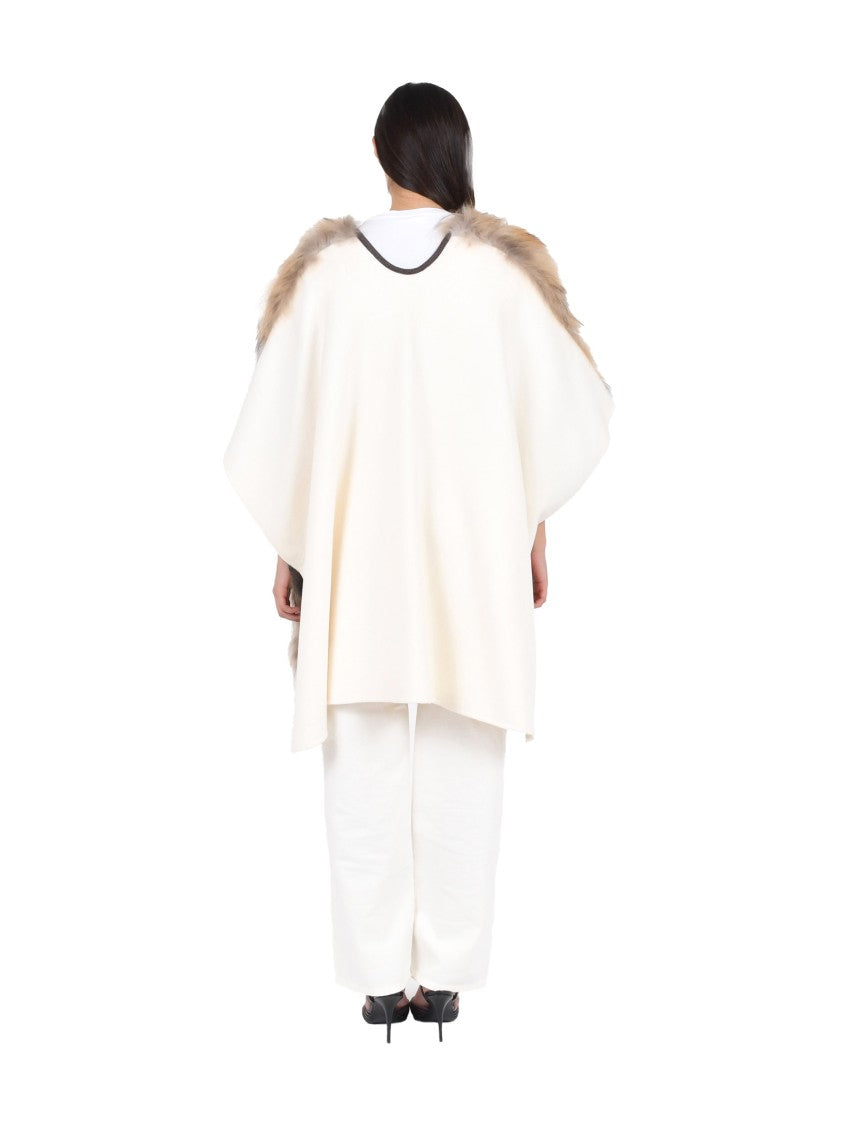 Parosh Oversized Cream Vest
