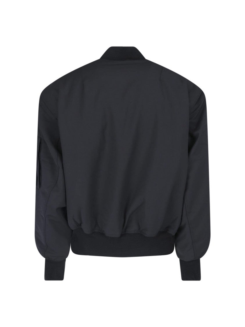 Entire Studios Black Boxy Functional Pocket Jacket