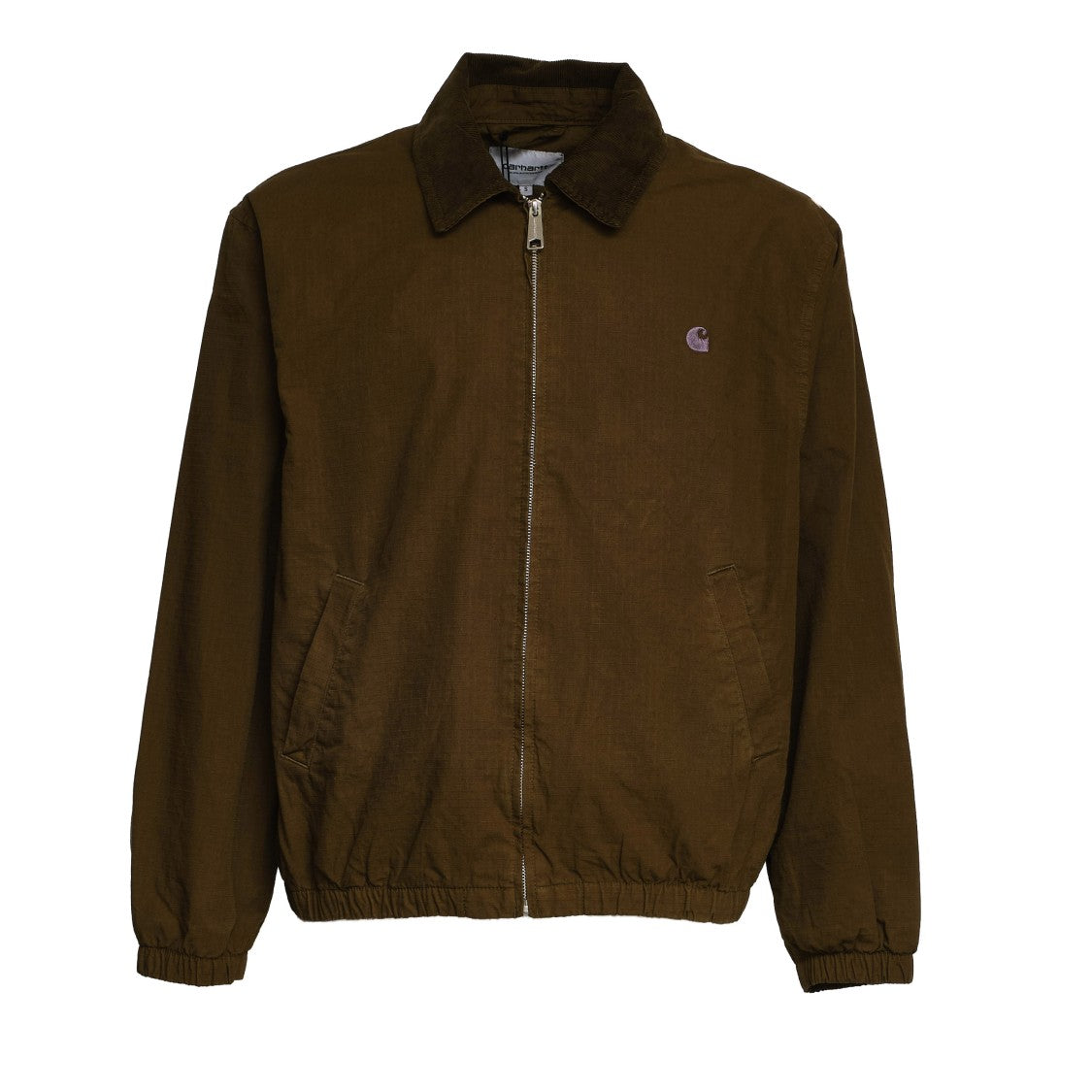 Carhartt Wip Medium-Weight Ripstop Cotton Jacket With Ribbed Velvet Collar