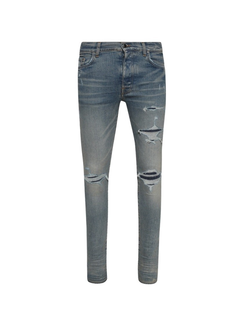 Amiri Ma Varsity Repair Jeans Indigo