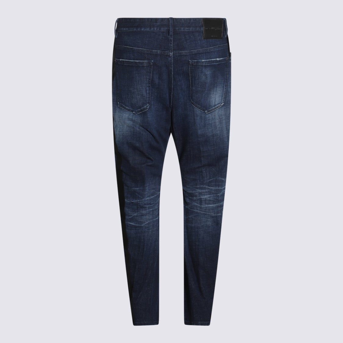 Dsquared2 Slim Fit Distressed Jeans With Dark Indigo Wash