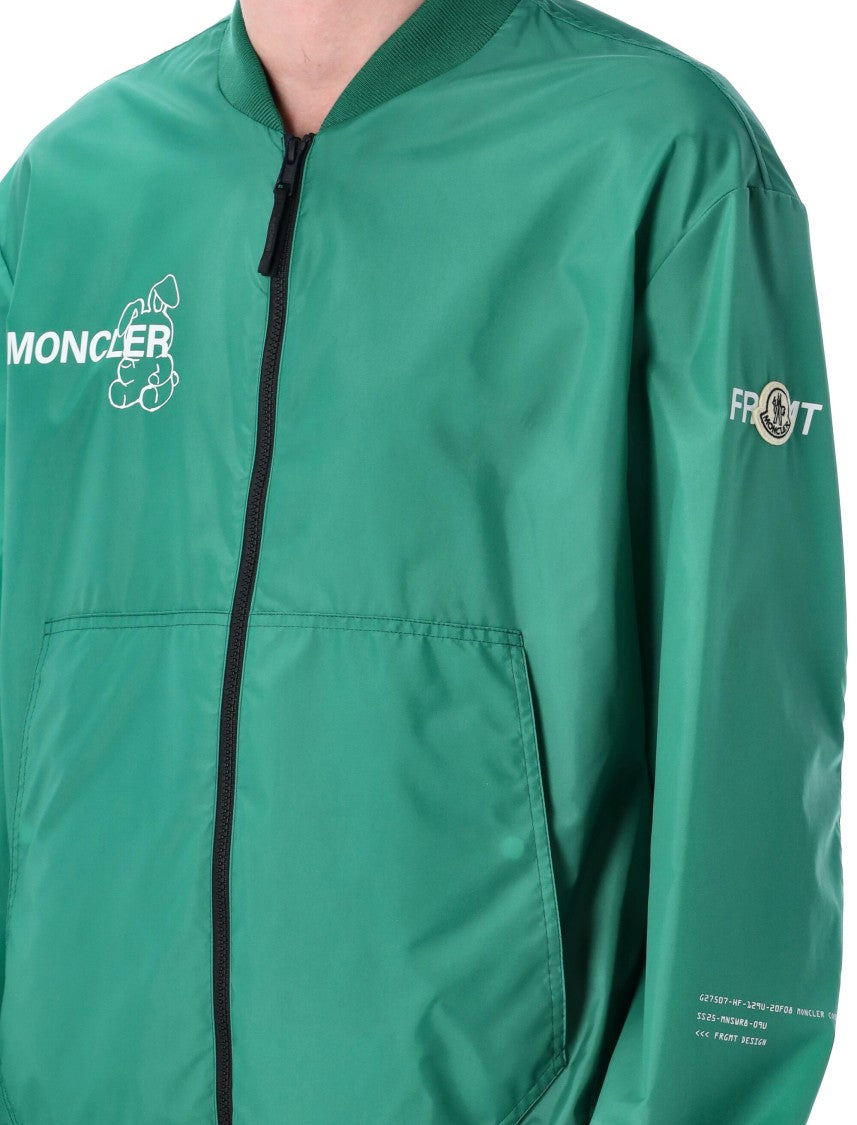 Moncler X Fragment Hiroshi Fujiwara Ostria Bomber Jacket With Zip Closure
