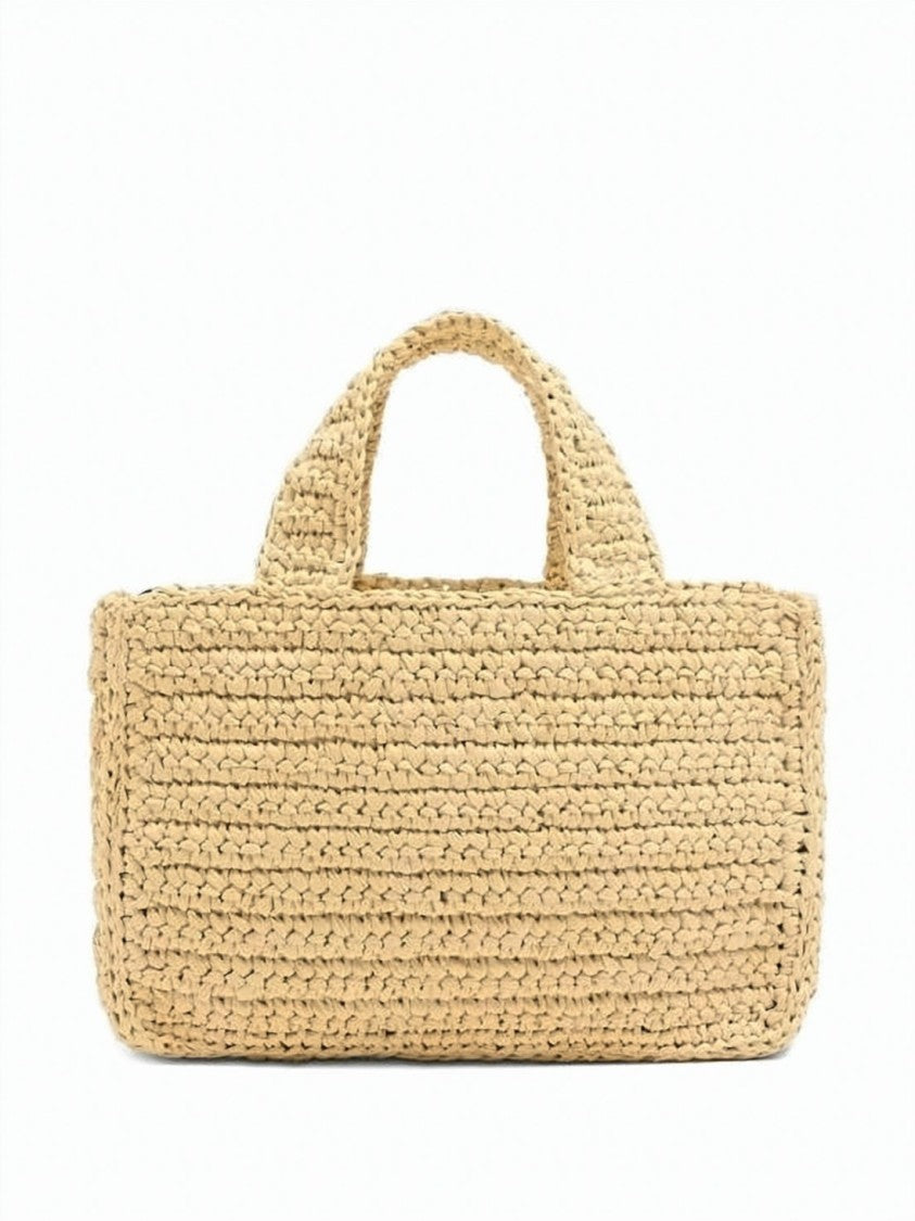 Valentino Garavani Woven Raffia Tote Bag