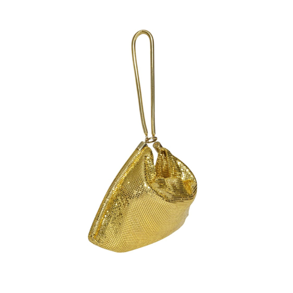 Rabanne Handheld Chainmail Pouch With Adjustable Snake Chain