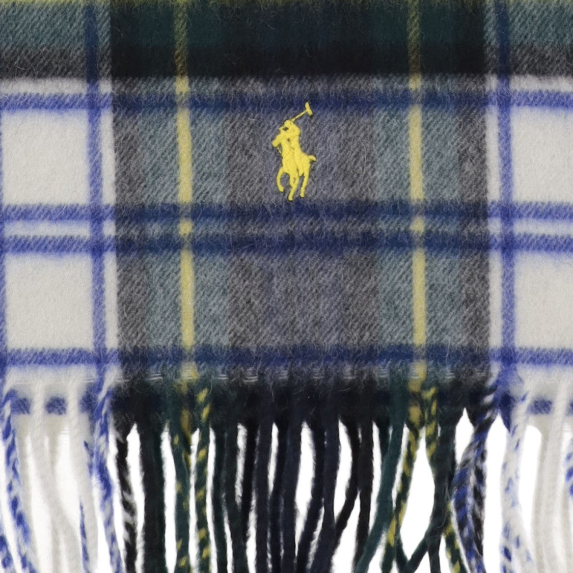 Polo Ralph Lauren Green Check Cashmere Scarf