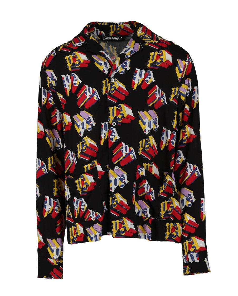 Palm Angels 3D Logo Print Shirt