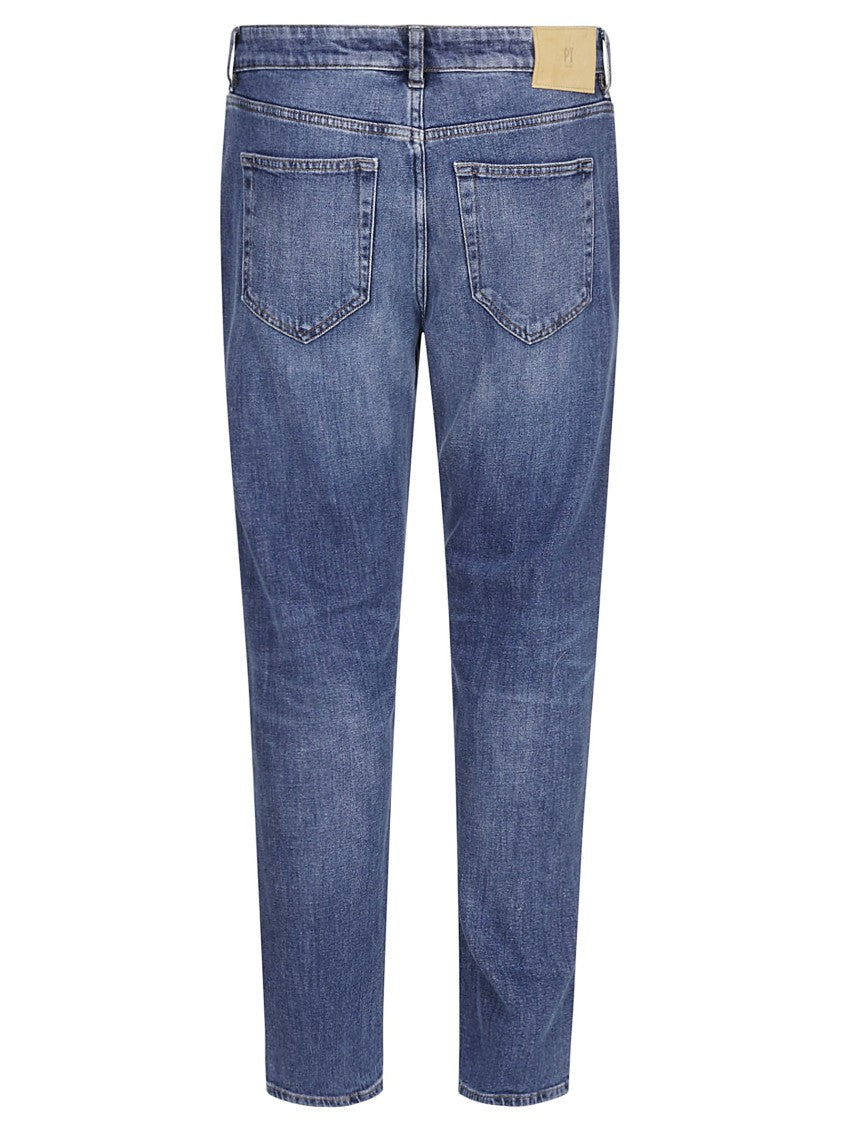 Pt Torino Tailored Denim Pants With Five-Pocket Design