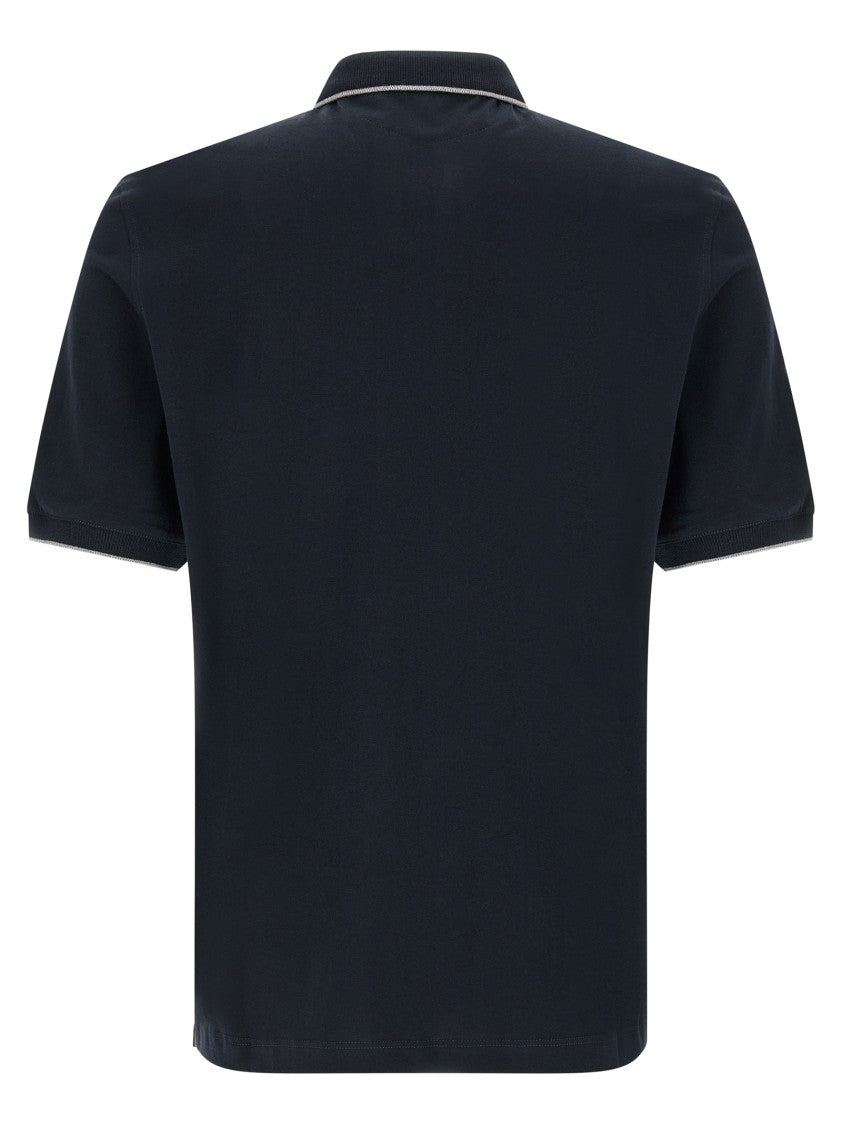 Brunello Cucinelli Stretch Jersey Polo Shirt