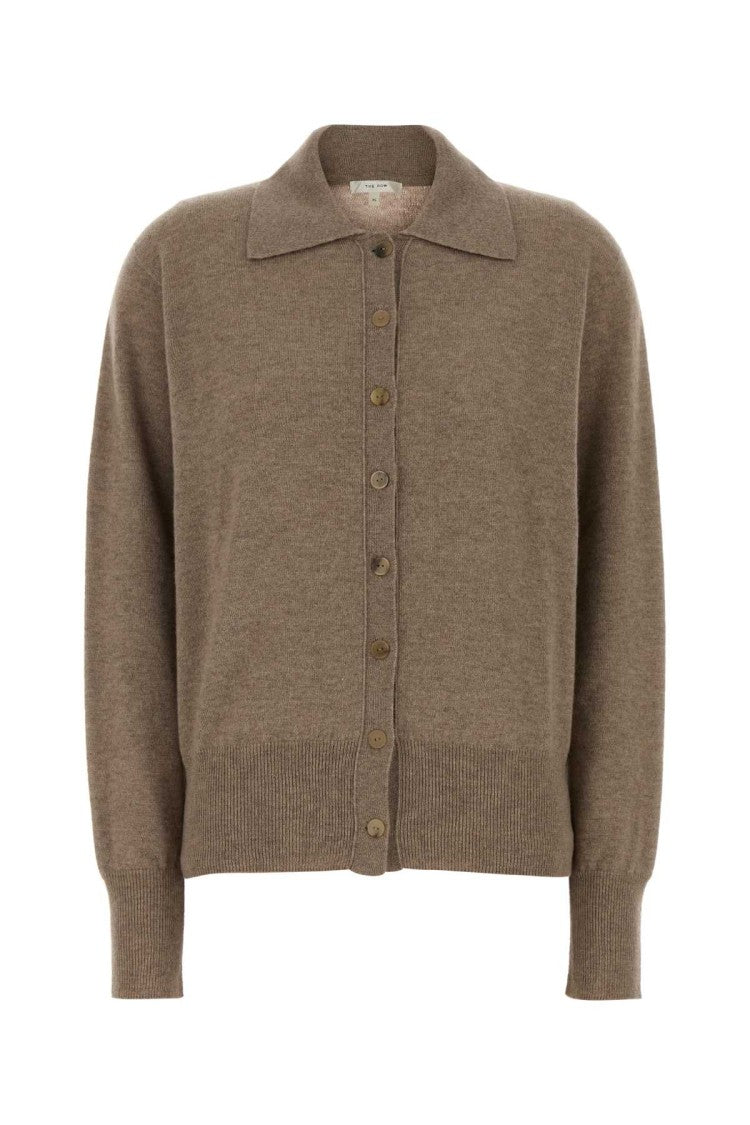 The Row Cappuccino Cashmere Lillia Cardigan