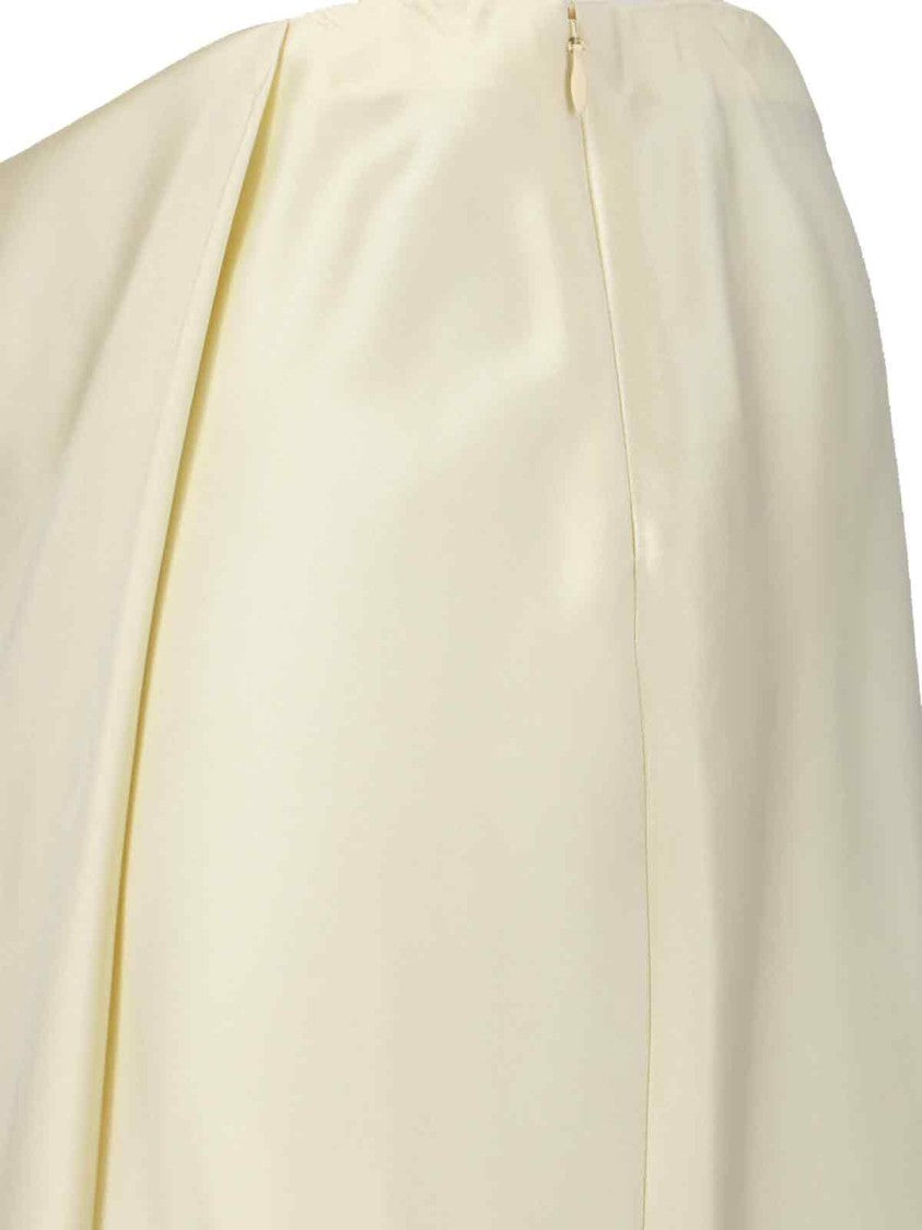 Khaite "Demi" Midi Skirt – Yellow