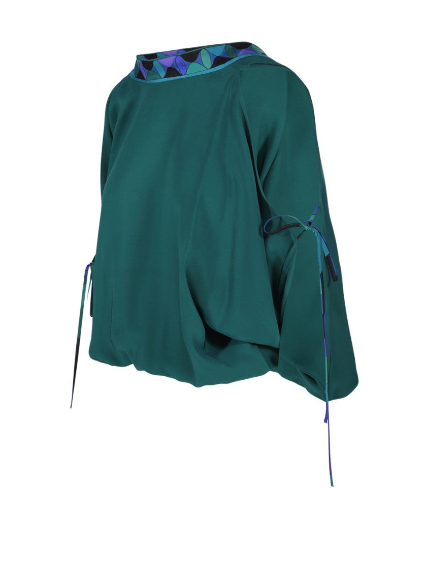 Emilio Pucci Relaxed Silhouette Blouse With Geometric Pattern