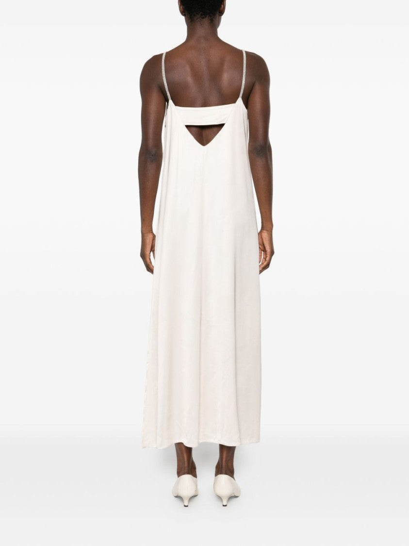 Peserico Maxi Dress With Spaghetti Straps
