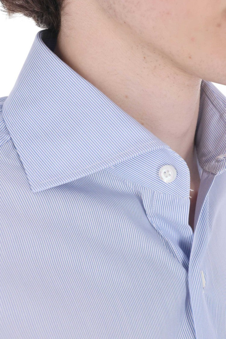 Finamore Striped 170/2 Cotton Casual Shirt