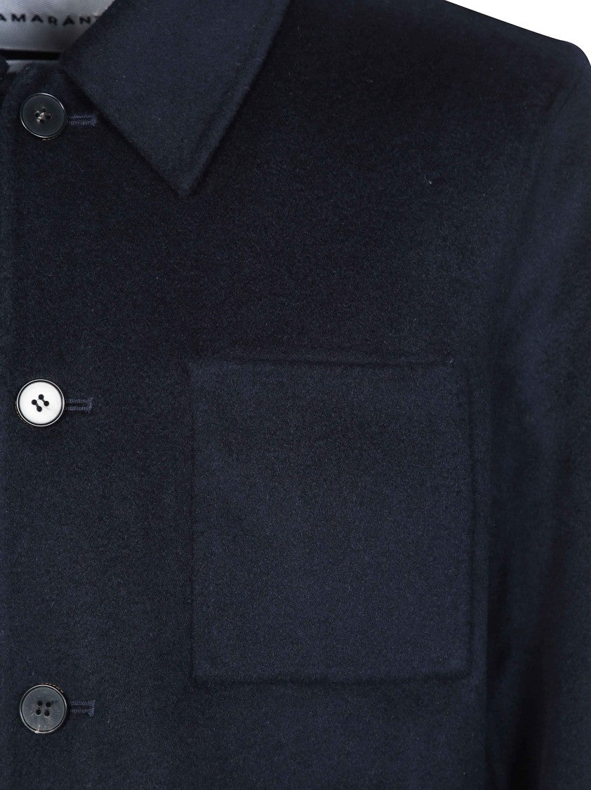 Amaranto Giacca Over Structured Shirt