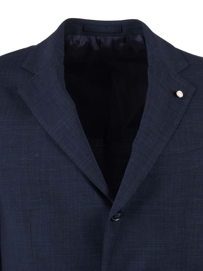 Luigi Bianchi Structured Blazer Suit