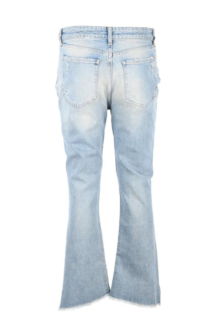 Liviana Conti Flared Light Blue Jeans