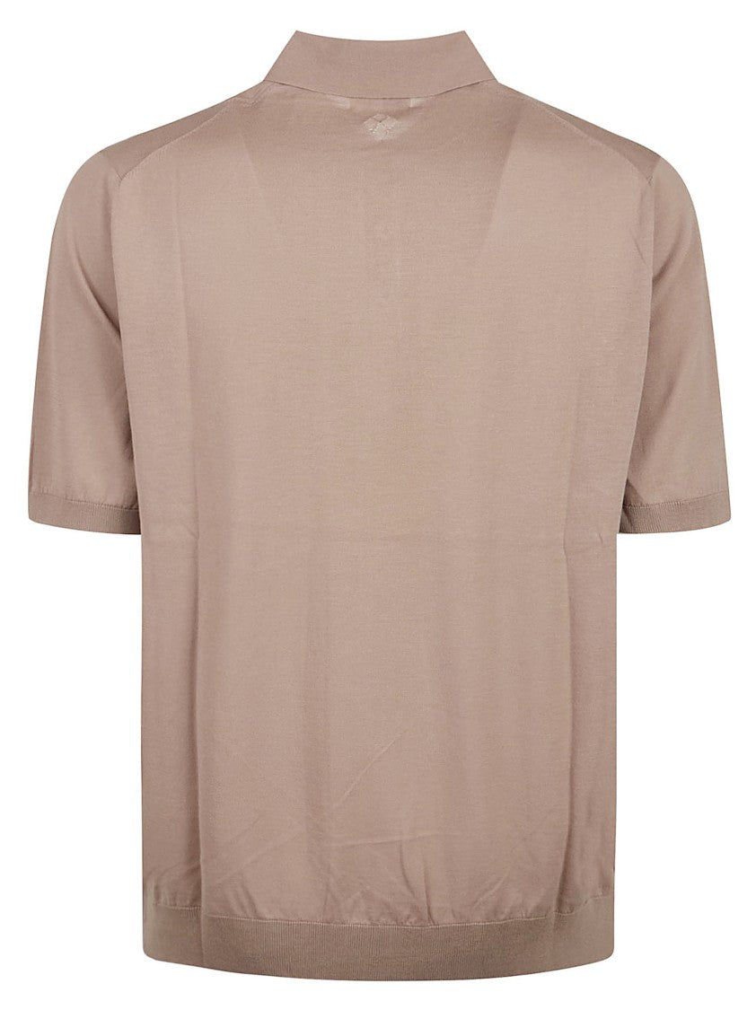 Ballantyne Short Sleeve Plain Cotton Polo