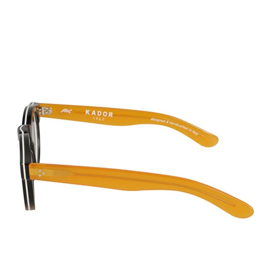 Kador Mondo Round Frame Sunglasses With Glossy Front