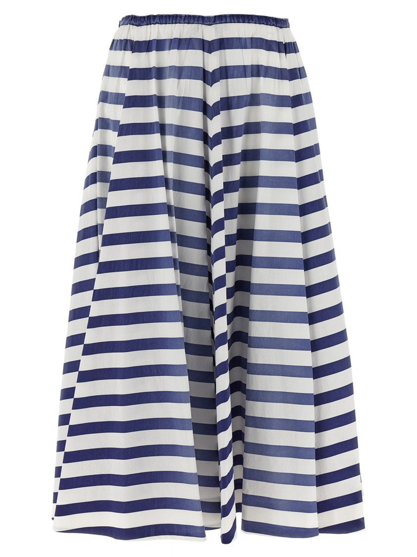 Prada Retro Striped Skirt
