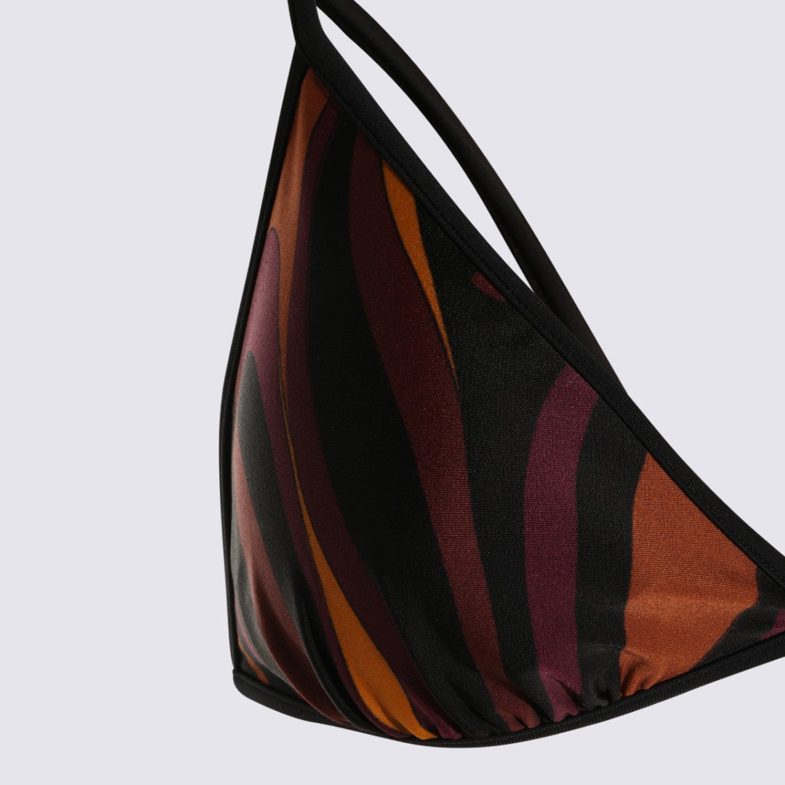 Emilio Pucci Abstract Pattern Triangle Bikini Top With Adjustable Straps