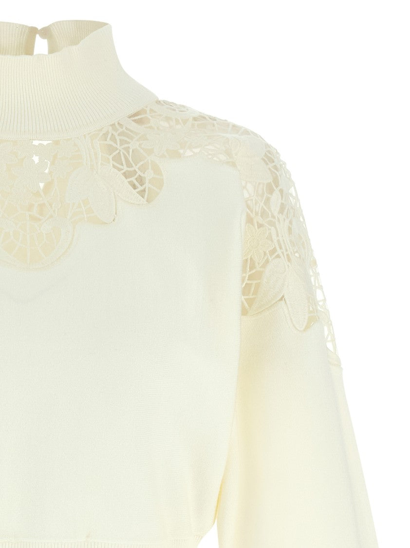 Twin-Set Organza Insert Sweater