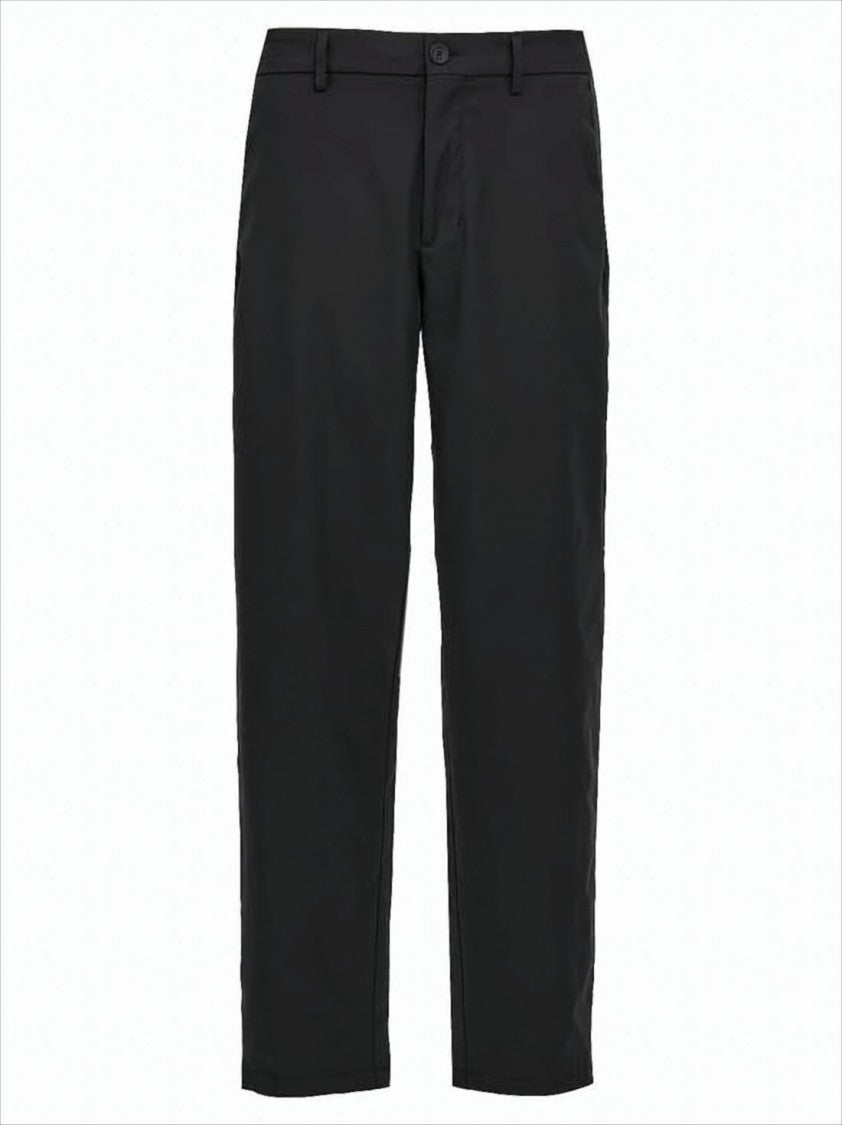 Hugo Boss Tailored Straight Pants With Classic Waistband And Subtle Branding