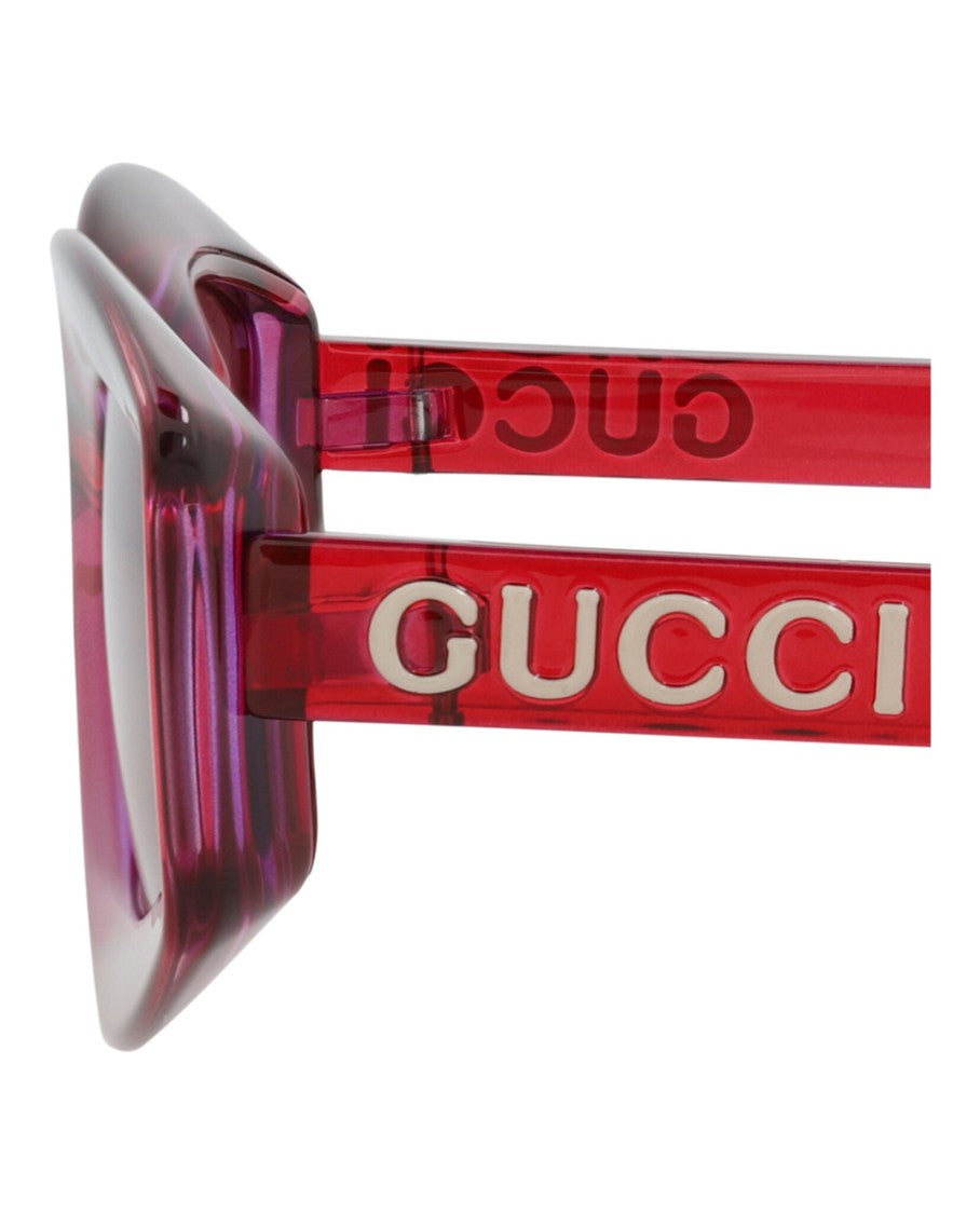 Gucci Cat Eye-Frame Injection Sunglasses