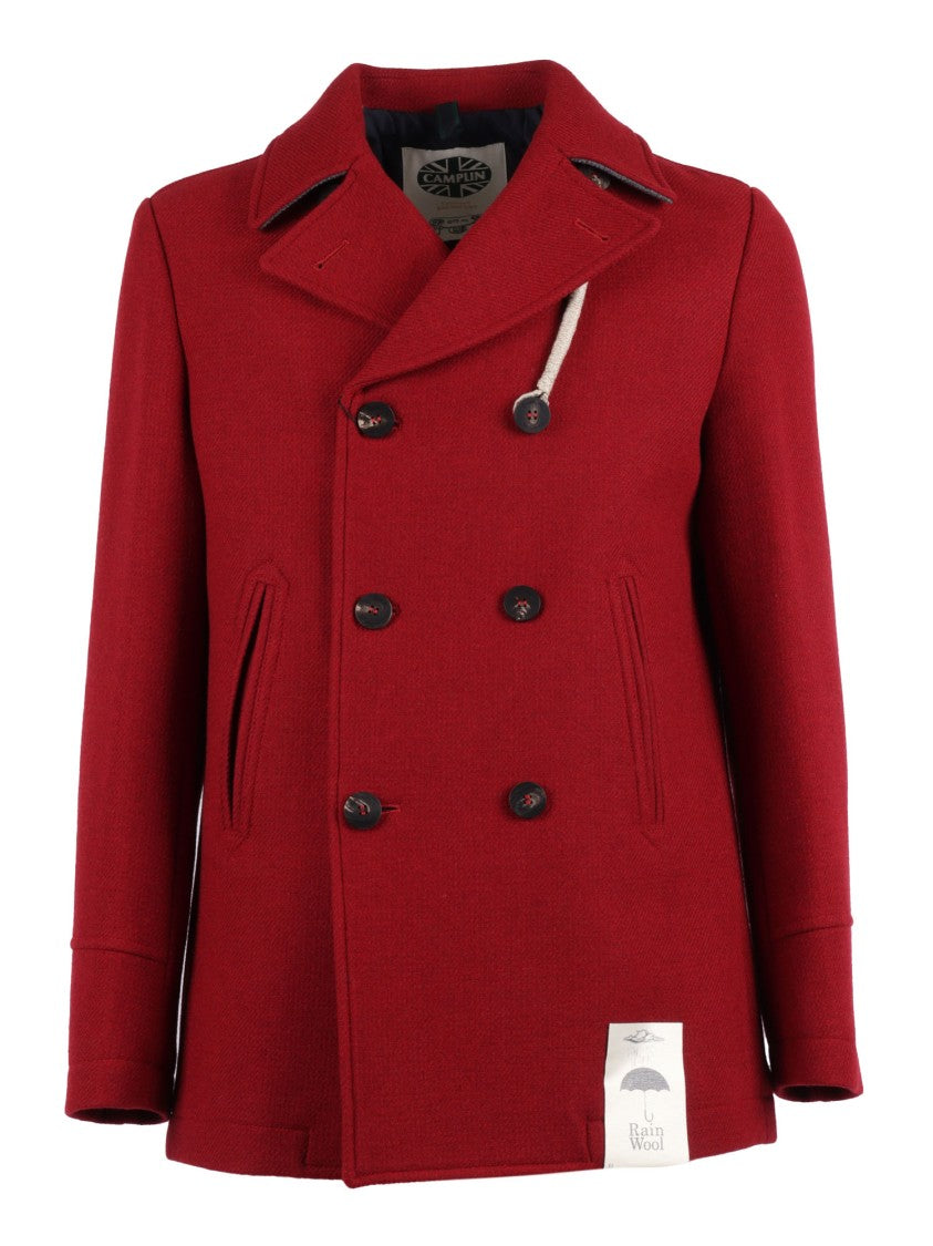 Camplin Island - S Double-Breasted Wool Coat