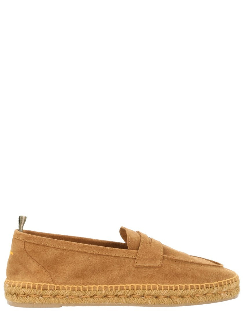 Castaner Nacho Penny Loafer Suede Jute Mules