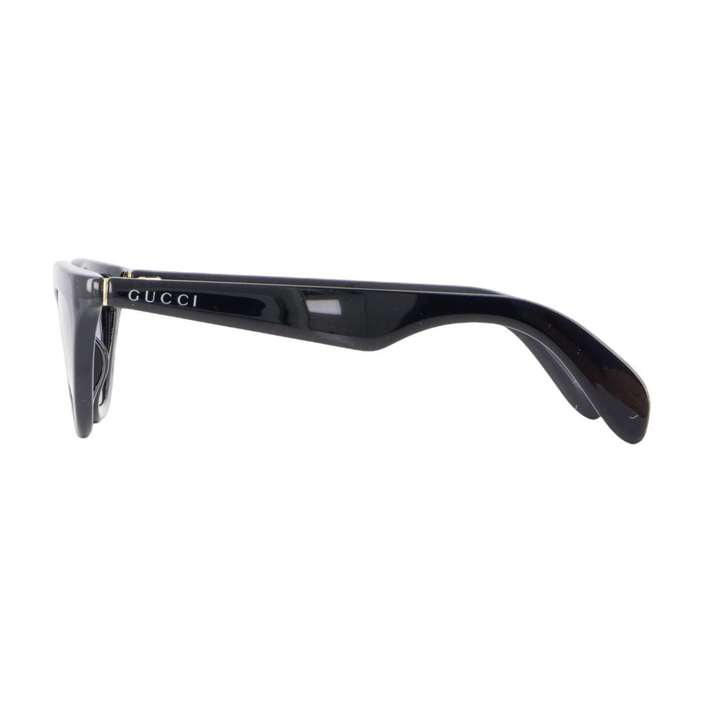 Gucci Minimalist Metal Frame Sunglasses With Dark Lenses