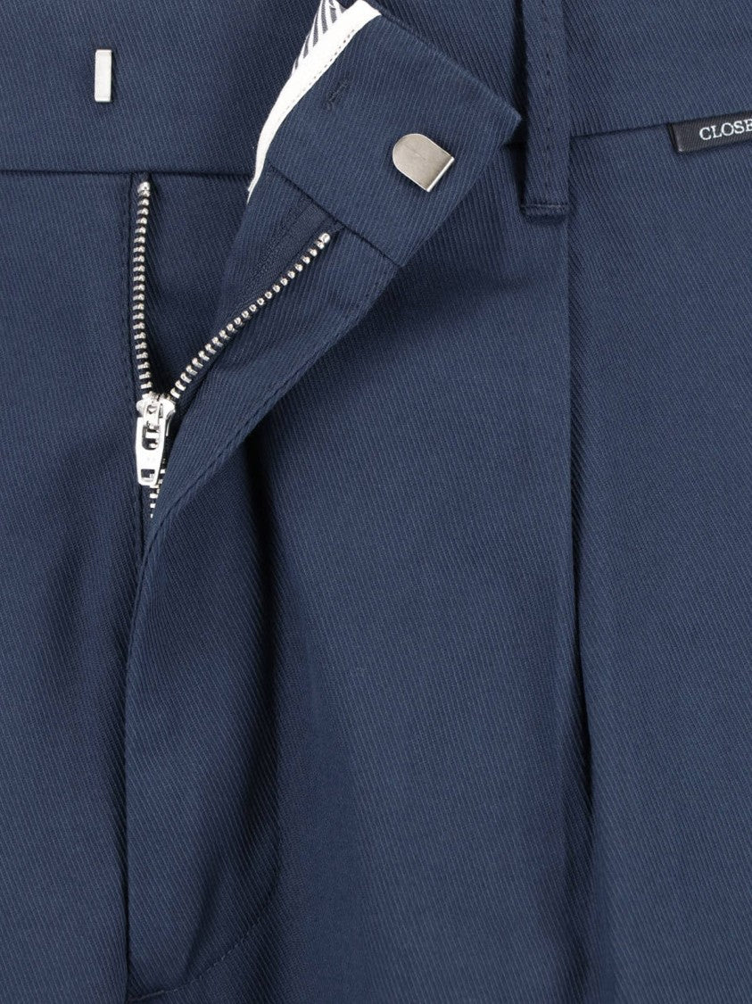Closed Blue Blomberg Straight-Leg Cotton Pants