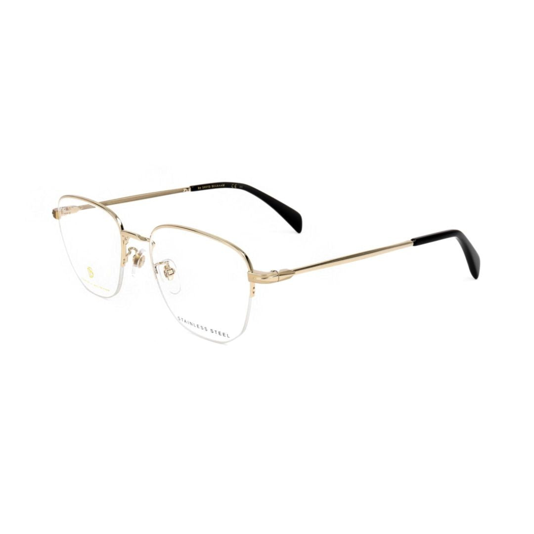 David Beckham Db 1028/G Rectangular Gold Metal Eyeglasses
