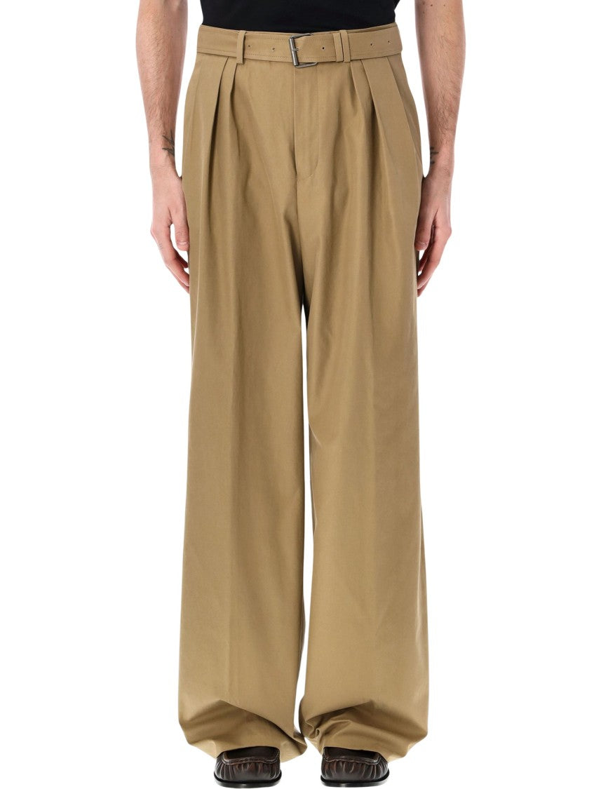 Dries Van Noten Wide Leg Pants With Belt