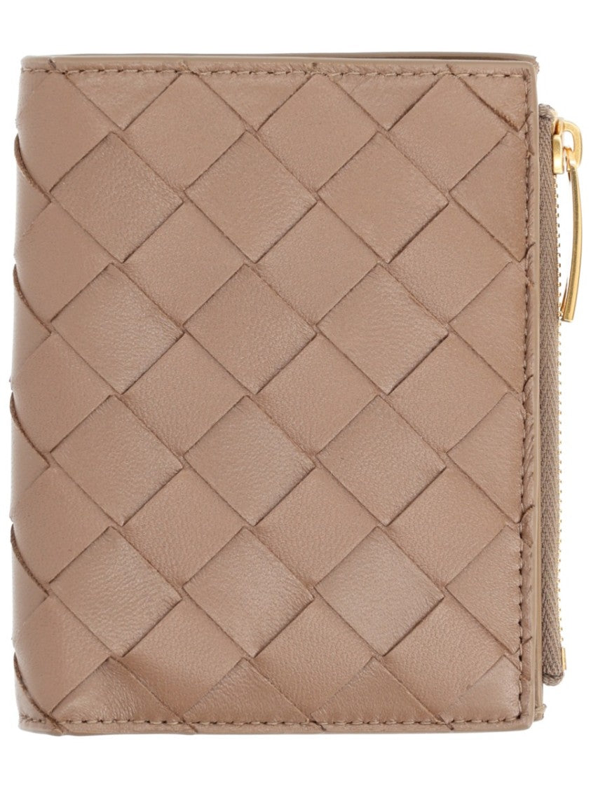 Bottega Veneta Woven Lambskin Leather Bi-Fold Wallet