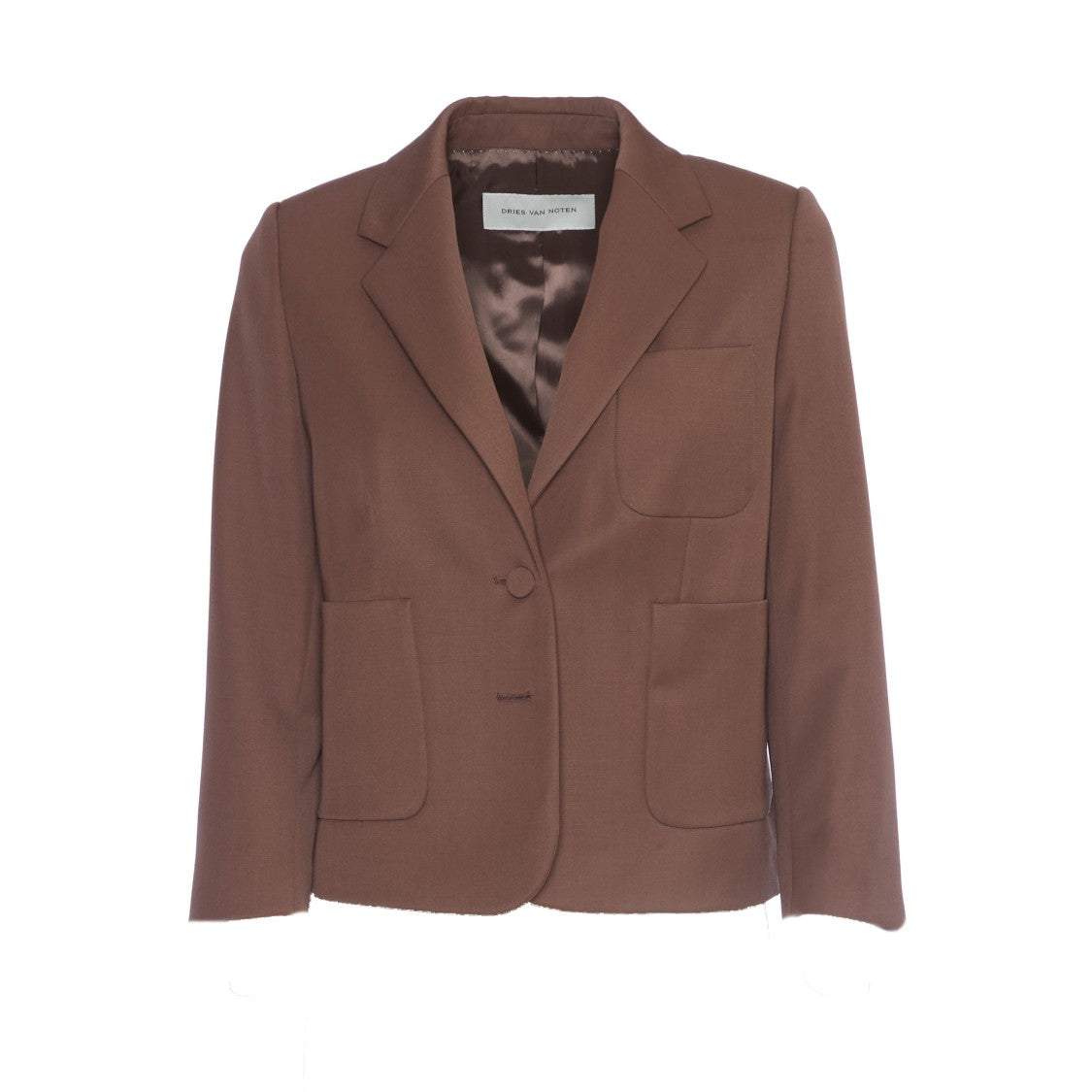 Dries Van Noten Oversized Cropped Blazer