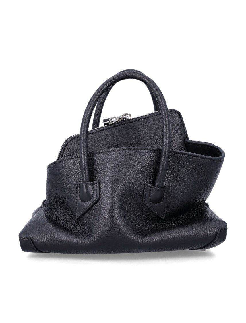 The Attico La Passeggiata Mini Suede Handbag
