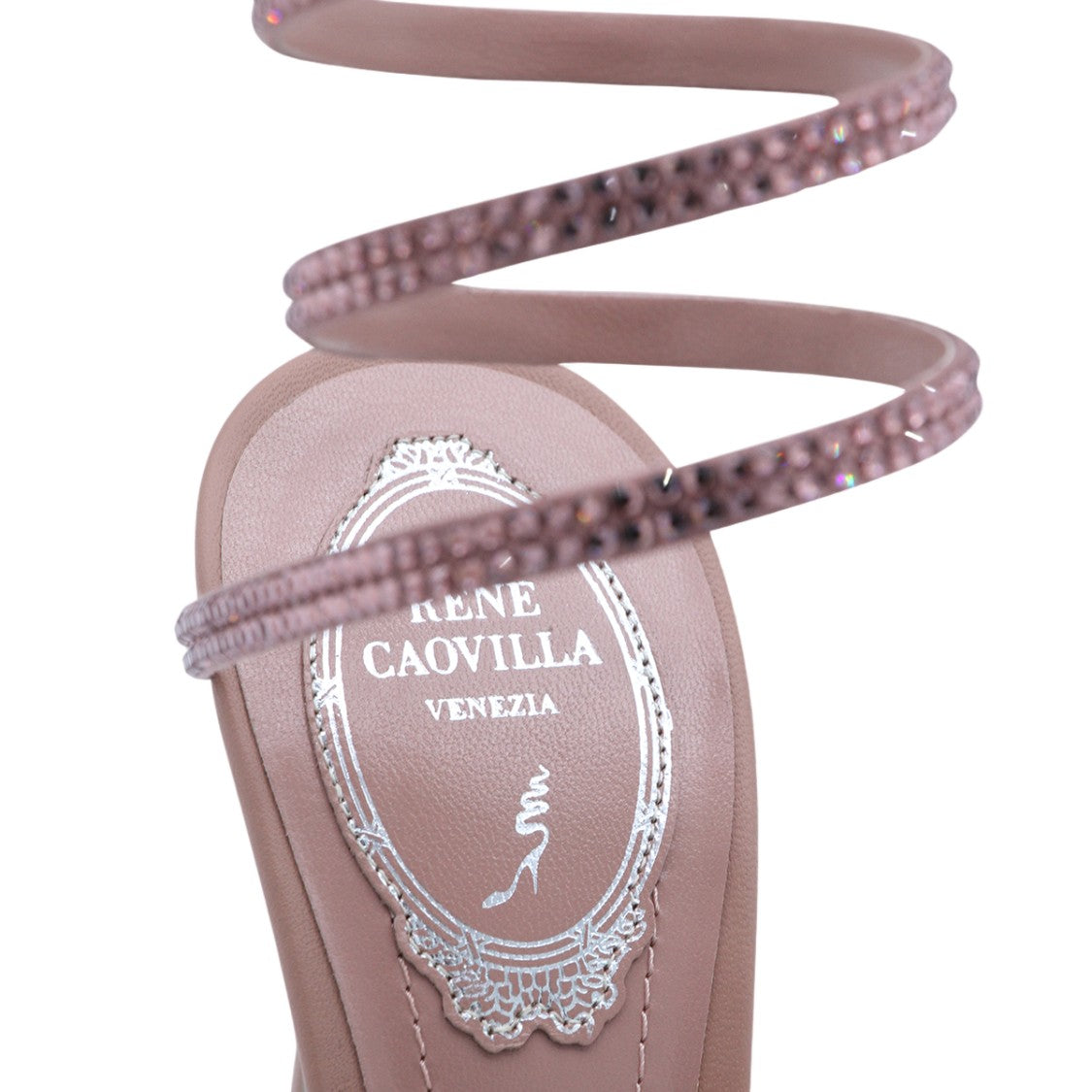 René Caovilla Slender Strap Sandals With Refined Silhouette