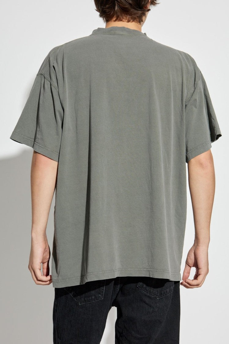 Balenciaga Grey T-Shirt And Polo Collection With Varied Cuts And Necklines