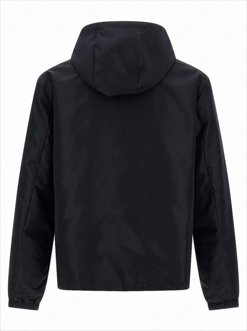 Fendi Reversible Hooded Jacket With Geometric Motif